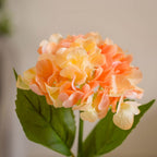 Faux Hydrangea Flower Peach Nestasia
