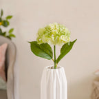 Faux Hydrangea Flower Green Nestasia