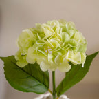 Faux Hydrangea Flower Green Nestasia