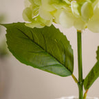 Faux Hydrangea Flower Green Nestasia