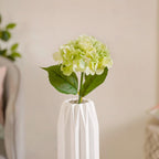 Faux Hydrangea Flower Green Nestasia