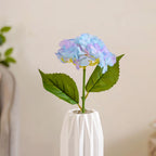 Faux Hydrangea Flower Purple Nestasia