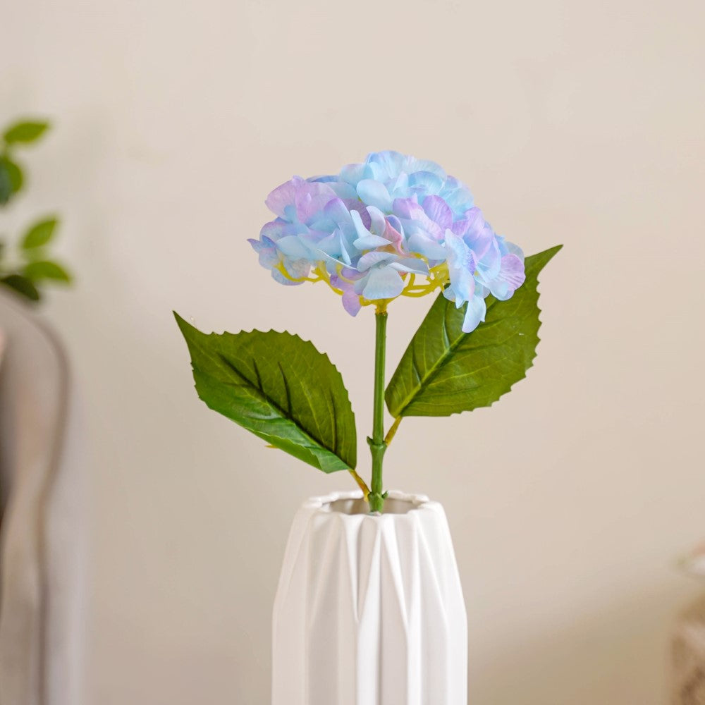 Faux Hydrangea Flower Purple Nestasia