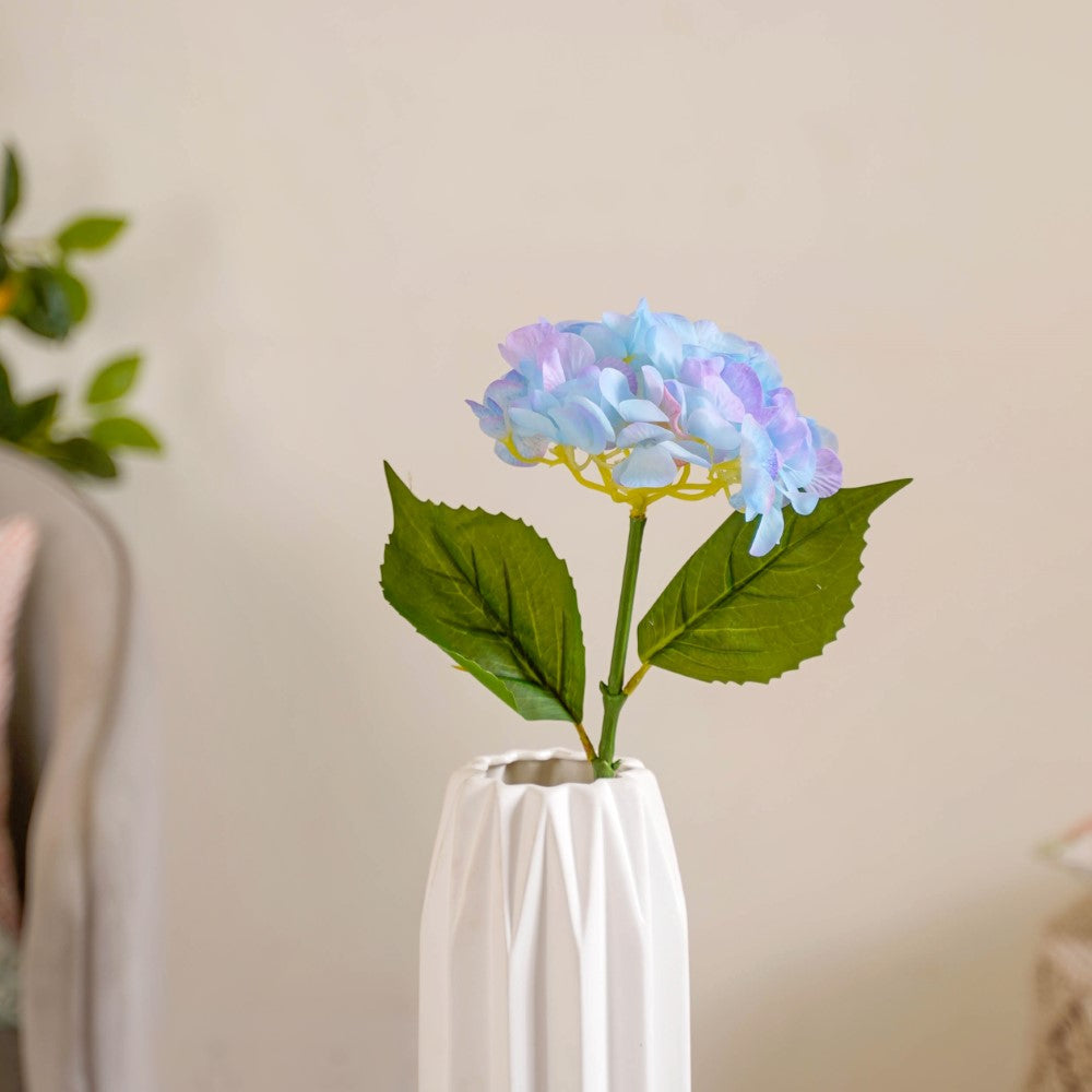 Faux Hydrangea Flower Purple Nestasia