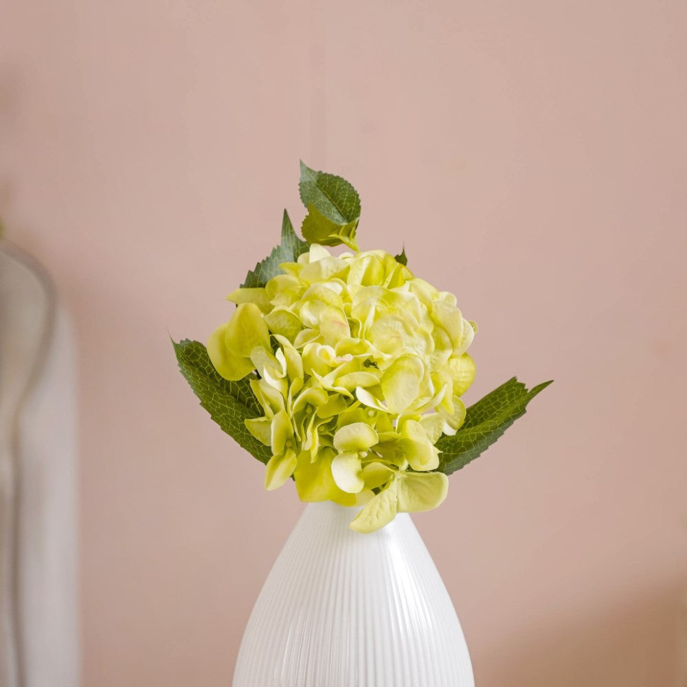 Hydrangea With Leaves Green Nestasia