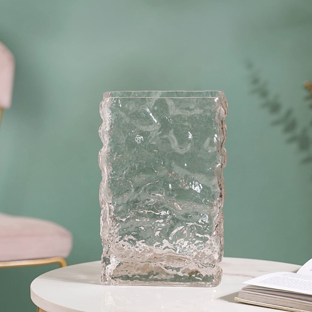 Waterfall Glass Flower Vase Nestasia