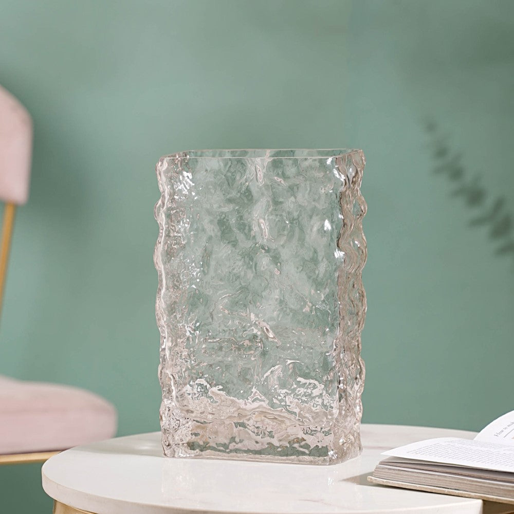 Waterfall Glass Flower Vase Nestasia