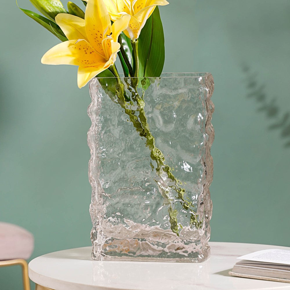 Waterfall Glass Flower Vase Nestasia