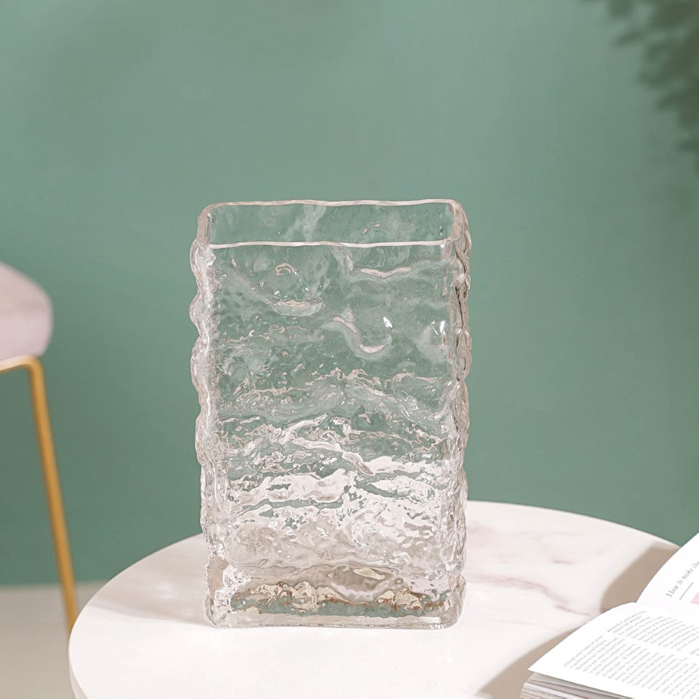 Waterfall Glass Flower Vase Nestasia