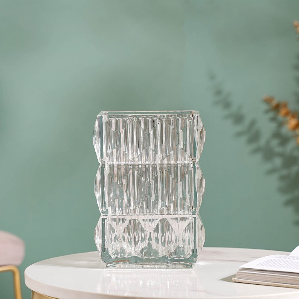 Cut Glass Crystal Decorative Vase Nestasia