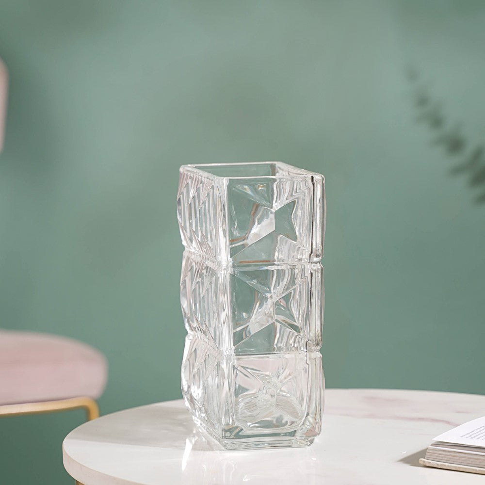 Cut Glass Crystal Decorative Vase Nestasia