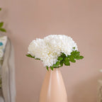 Chrysanthemum Flower White Set Of 5 Nestasia