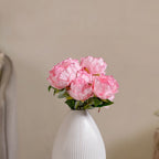Peony Artificial Flower Bunch Pink Nestasia