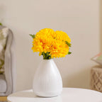 Chrysanthemum Flower Yellow Set Of 5 Nestasia