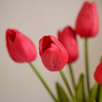 Tulip Flower Red Set Of 9 Nestasia