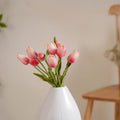 Tulip Flower Pink Set Of 9 Nestasia