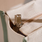 Eco-friendly Carryall Tote Bag Mint Small 12 x 10 Inch Nestasia