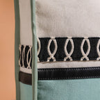 Eco-friendly Carryall Tote Bag Mint Small 12 x 10 Inch Nestasia