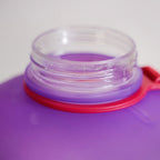 AquaBurst Large Gym Water Bottle With Handle Ombre Purple Red 2200ml Nestasia
