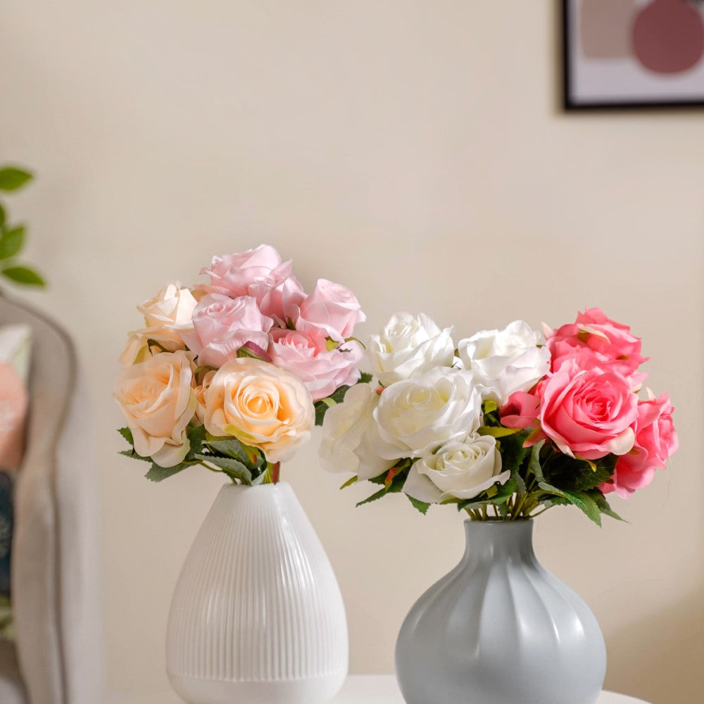 Silk Rose Flower Nestasia