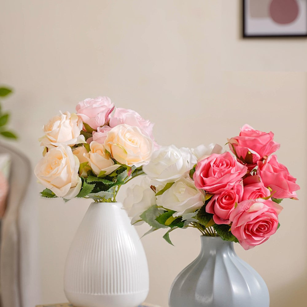Silk Rose Flower Nestasia