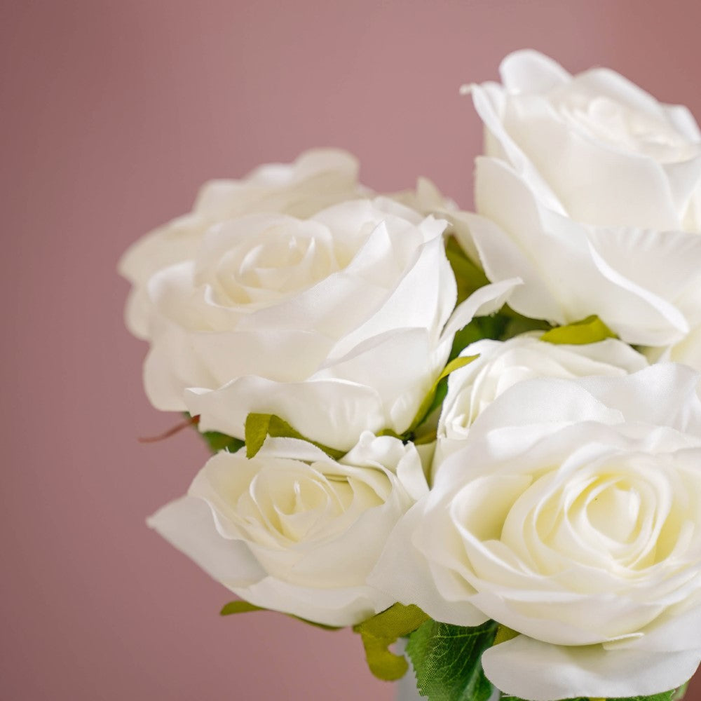 Silk Rose Flower Nestasia