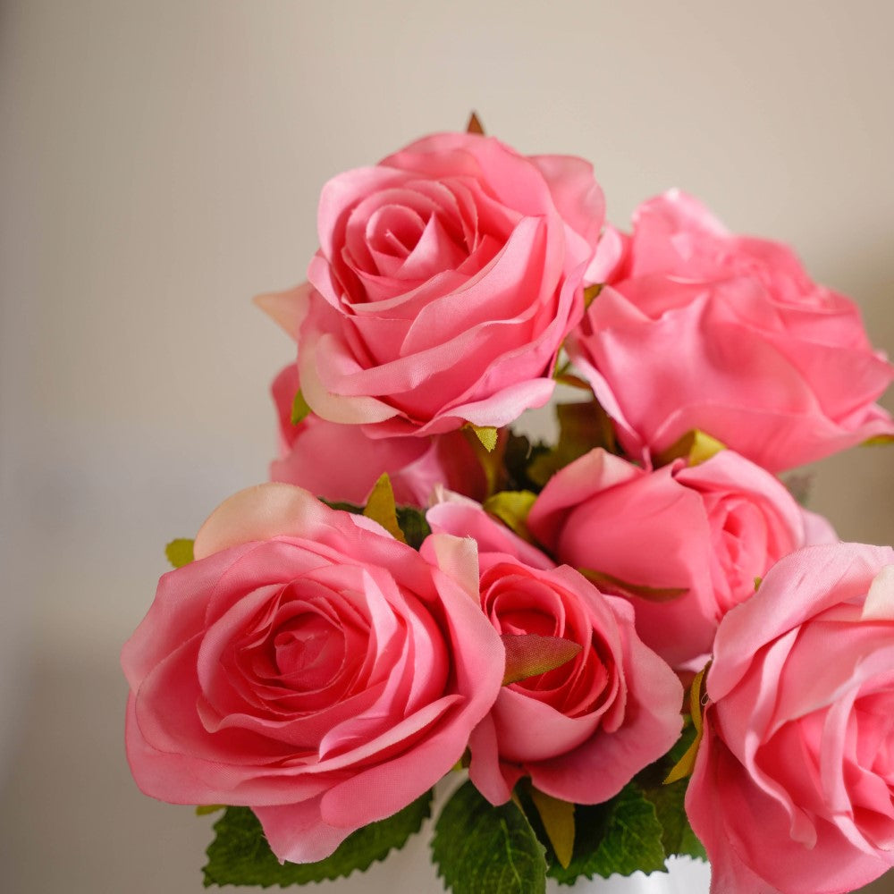 Silk Rose Flower Nestasia