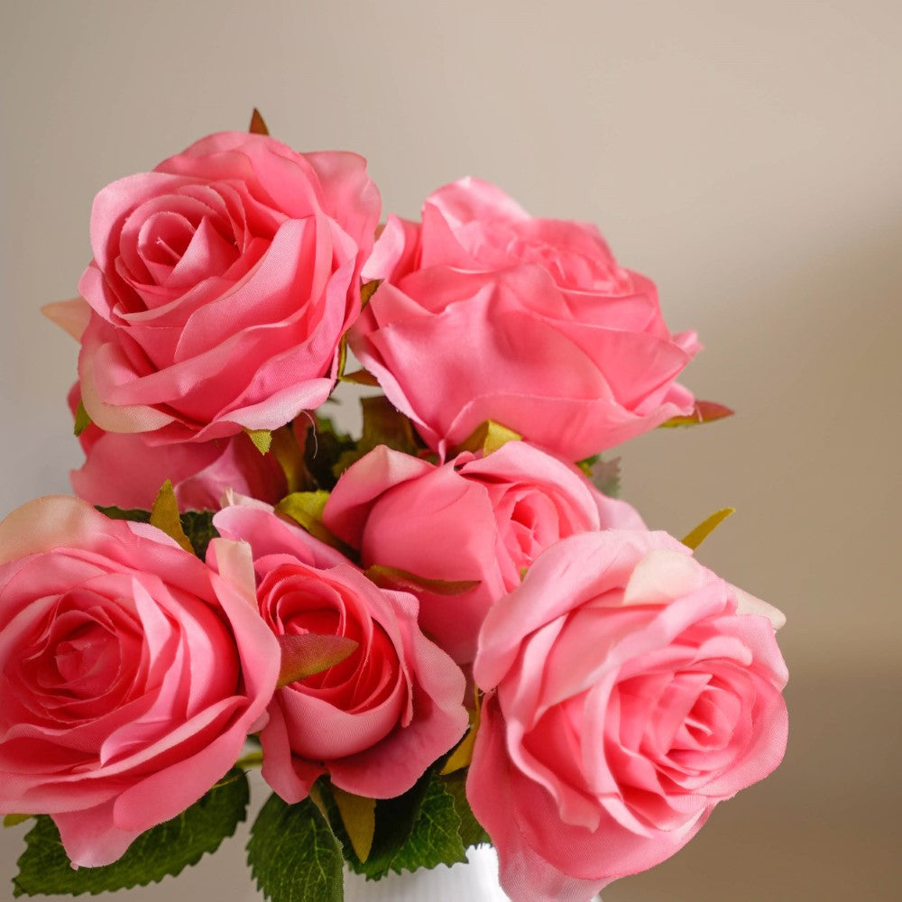 Silk Rose Flower Nestasia