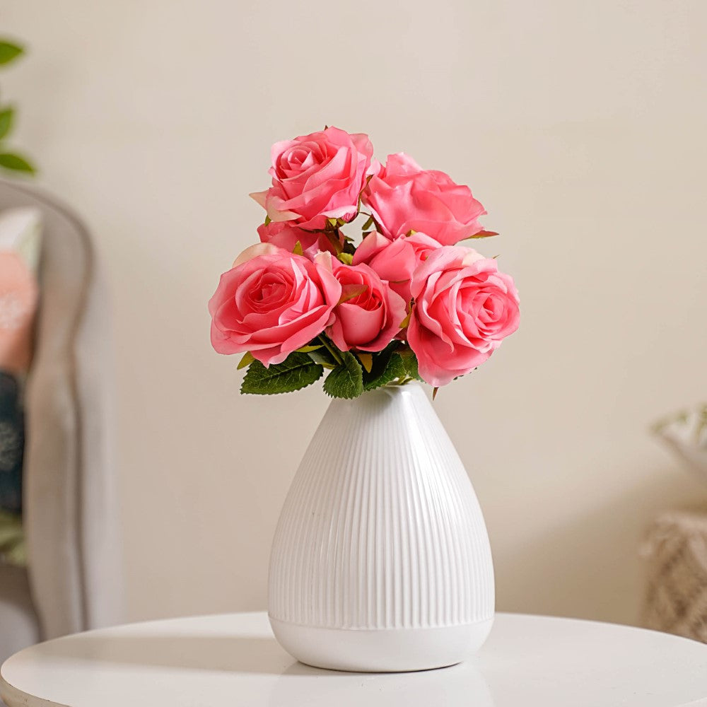 Silk Rose Flower Nestasia