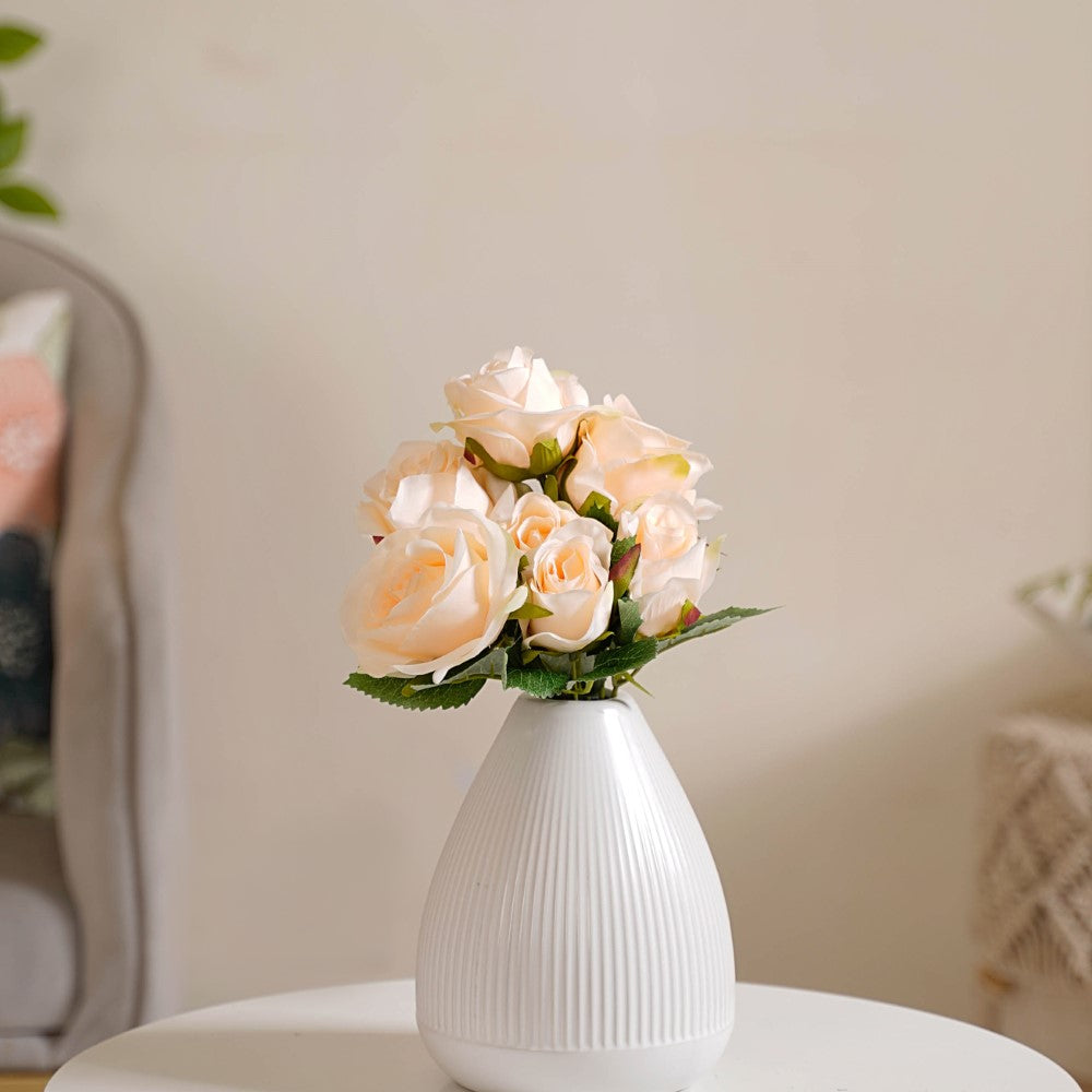 Silk Rose Flower Nestasia