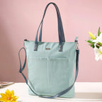 Mint Canvas Tote Bag Nestasia