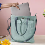 Mint Canvas Tote Bag Nestasia