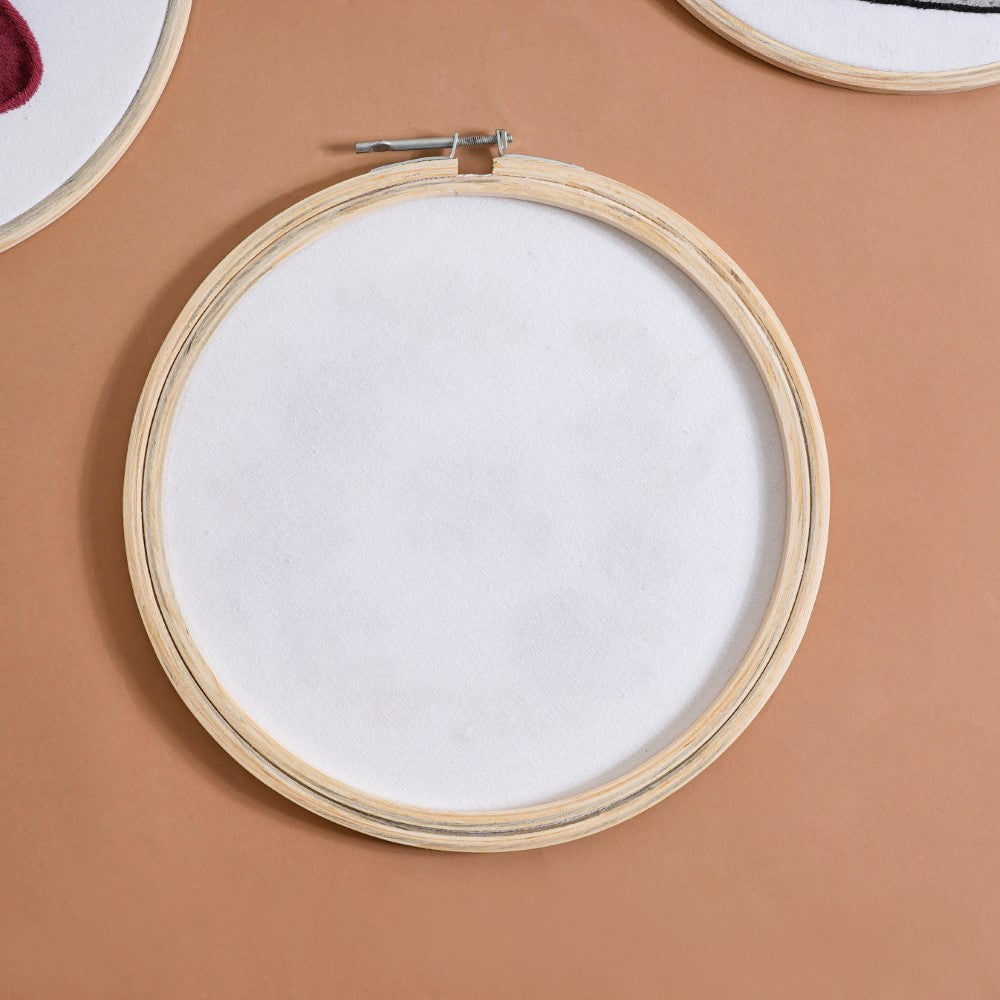 Home Sweet Home Floral Hand Embroidered Hoop Wall Decor 10 Inch Nestasia