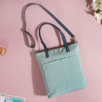 Mint Canvas Tote Bag Nestasia