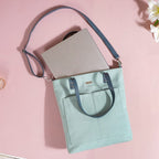 Mint Canvas Tote Bag Nestasia