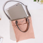 Pink Canvas Tote Bag Nestasia