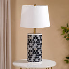 Honeycomb Inlay Table Lamp With Lampshade Nestasia