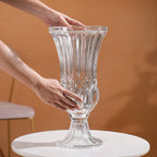 Vintage Pedestal Flower Vase 16 Inch Nestasia
