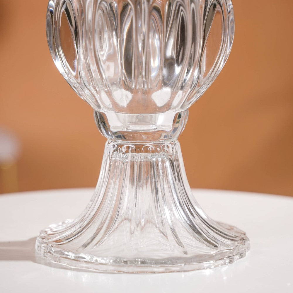 Vintage Pedestal Flower Vase 16 Inch Nestasia