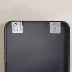 Bathroom Mirror Black 27 x 20 Inches Nestasia