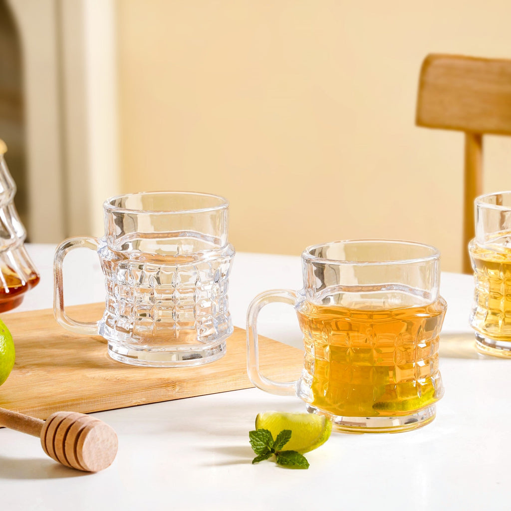 Textured Tea Cup Set Of 6 165ml Nestasia