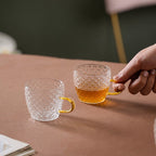 Glass Teacup Set of 6 Nestasia