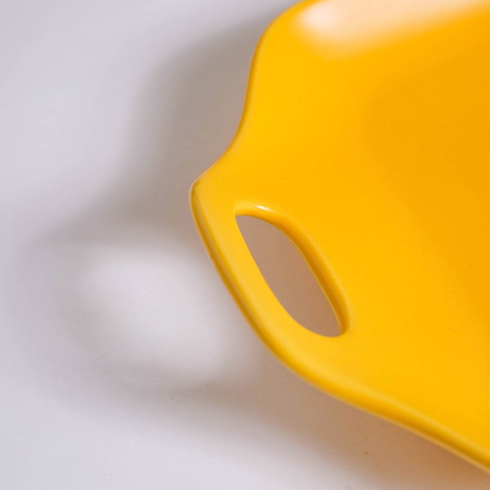 Oven Baking Tray Yellow 11.5 Inch Nestasia