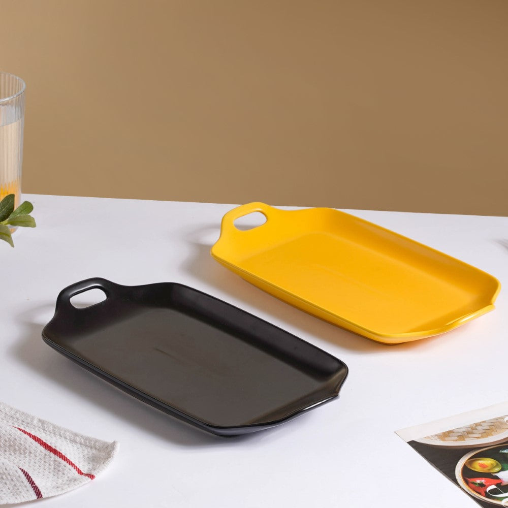 Oven Baking Tray Yellow 11.5 Inch Nestasia