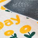 Yellow White Runner Rug Small Nestasia