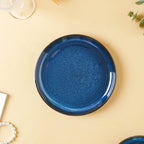 Dark Blue Snack Plate Large Nestasia