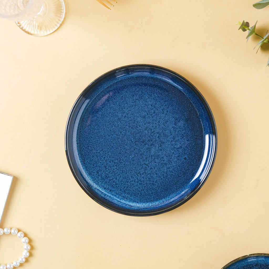 Dark Blue Snack Plate Small Nestasia