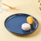 Dark Blue Snack Plate Large Nestasia