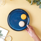Dark Blue Snack Plate Large Nestasia
