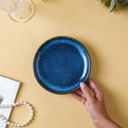 Dark Blue Snack Plate Small Nestasia
